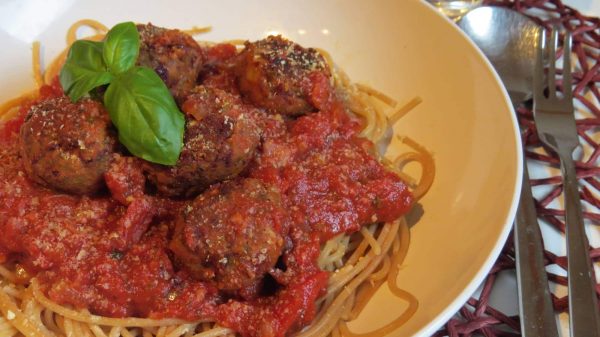 Spaghetti and Meatballs (vegan)