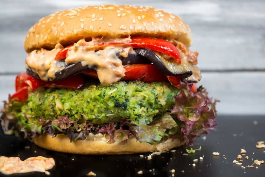 Green Monster Veggie Burger | Vegan Heaven