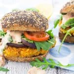 Vegane Schnitzel Burger (mediterran)