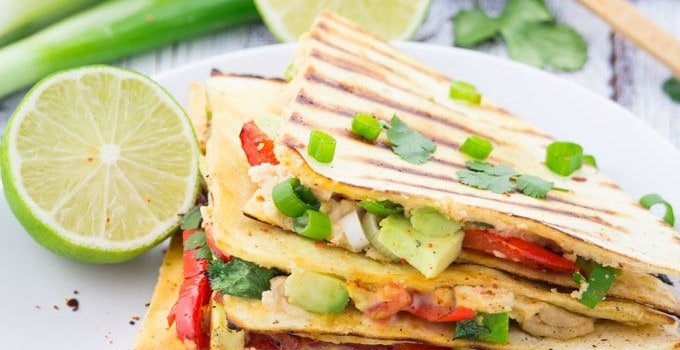 Quesadillas mit Avocado