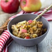 Slow Cooker Oats mit Quinoa, Apfel und Zimt
