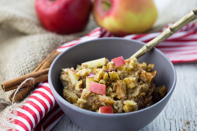 Slow Cooker Oats mit Quinoa, Apfel und Zimt | Vegan Heaven
