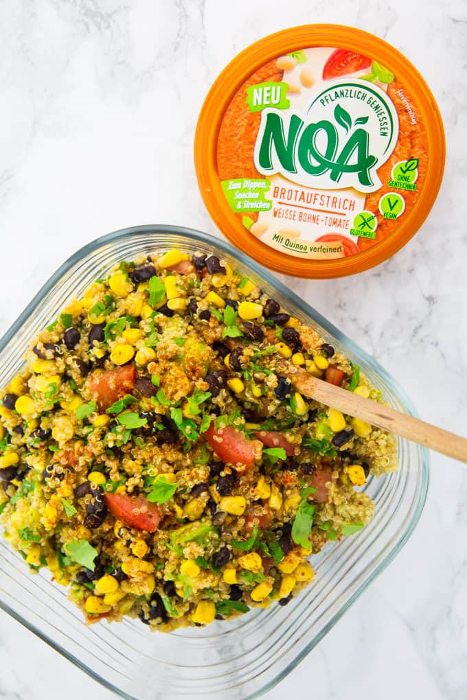 Super gesunde vegane Wraps mit Quinoa 