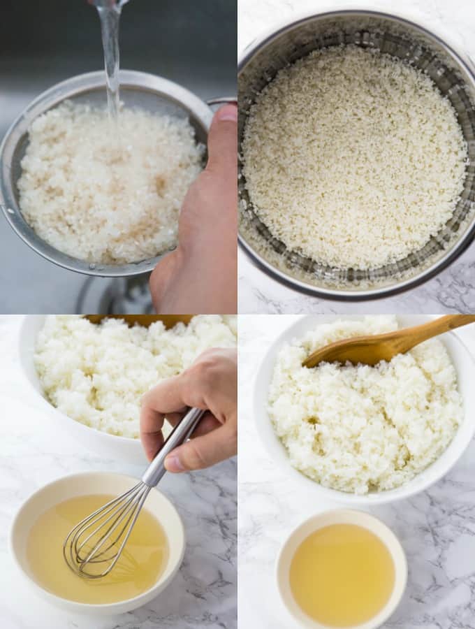 Schritt für Schritt Anleitung für die Zubereitung von Sushi Reis 