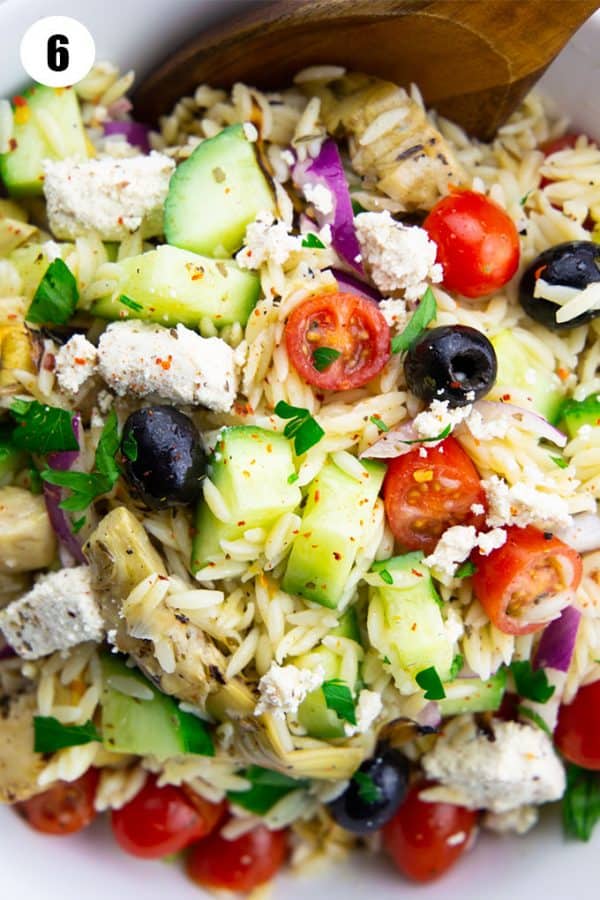 Risoni Salat | Vegan Heaven
